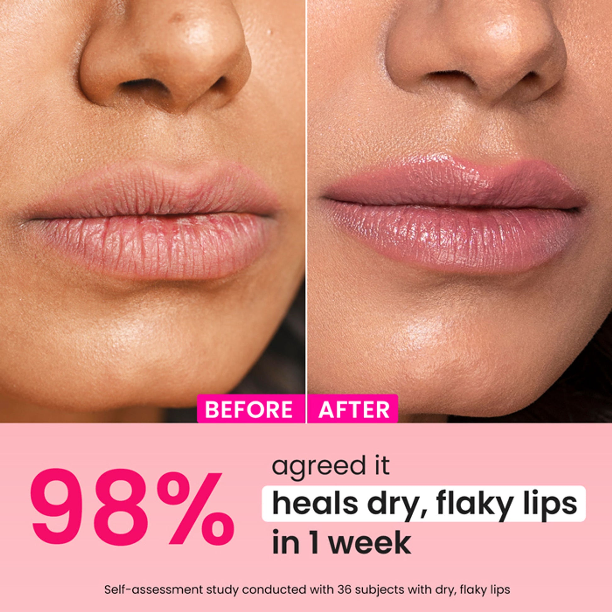 Dot & Key Ceramide & Peptide Barrier Repair SPF 50 PA+++ Tinted Lip Balm For Plump Lips - Plush Pink