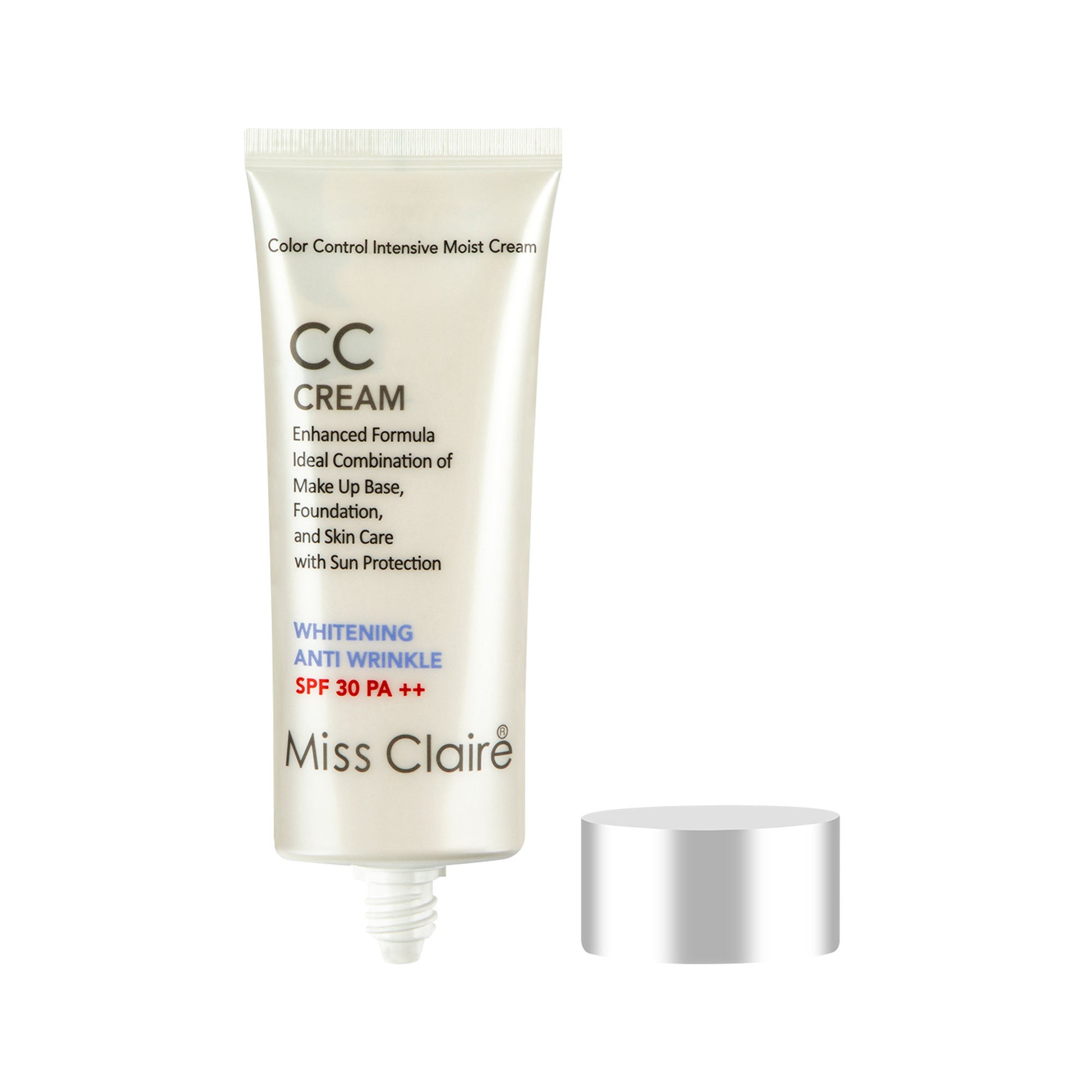Miss Claire Prestige Cc Cream Whitening Anti Wrinkle Spf 30 Pa++ Color Controler