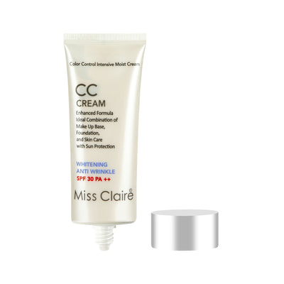 Miss Claire Prestige Cc Cream Whitening Anti Wrinkle Spf 30 Pa++ Color Controler