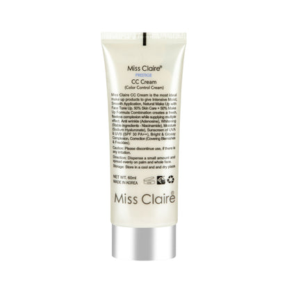 Miss Claire Prestige Cc Cream Whitening Anti Wrinkle Spf 30 Pa++ Color Controler