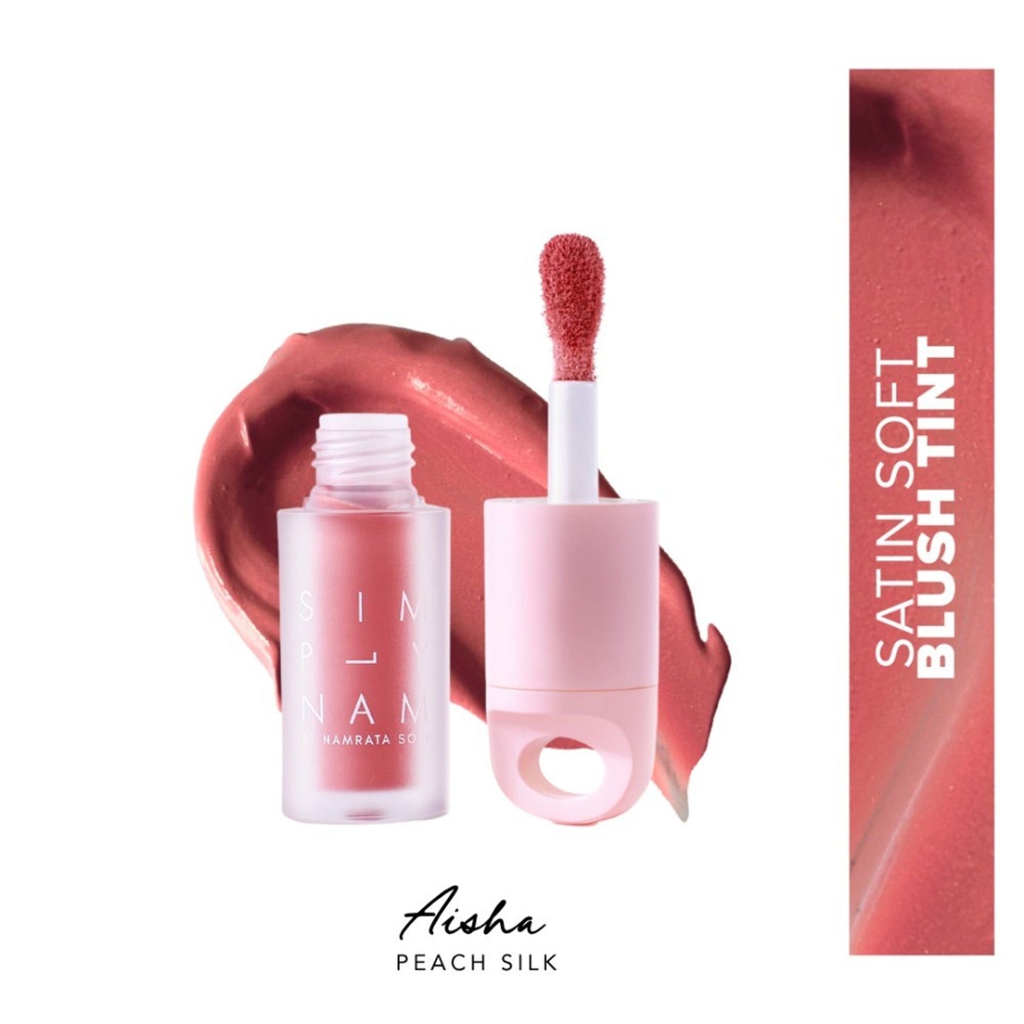 Simply Nam Satin Soft Blush Tint - Aisha - Peach Silk