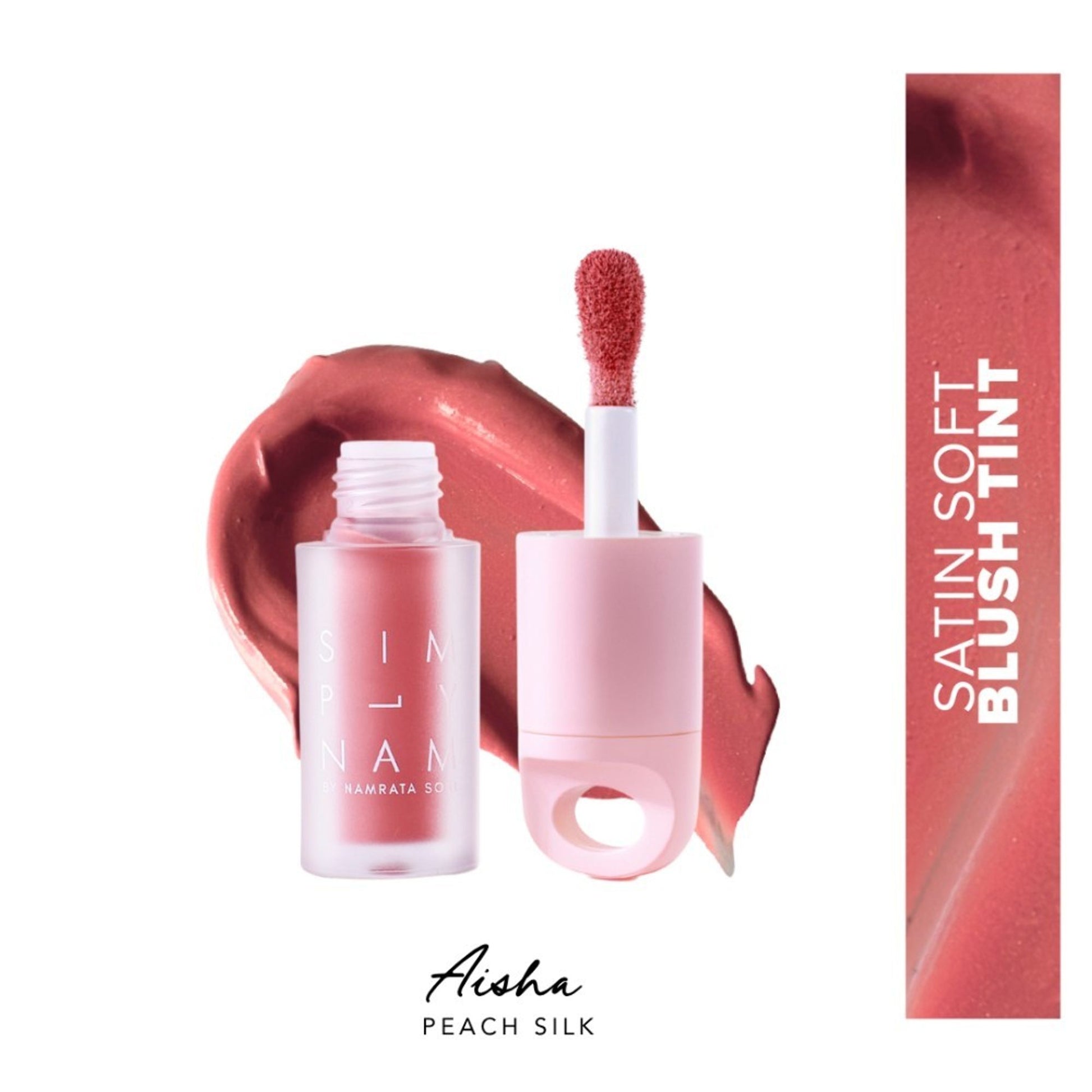 Simply Nam Satin Soft Blush Tint - Aisha - Peach Silk