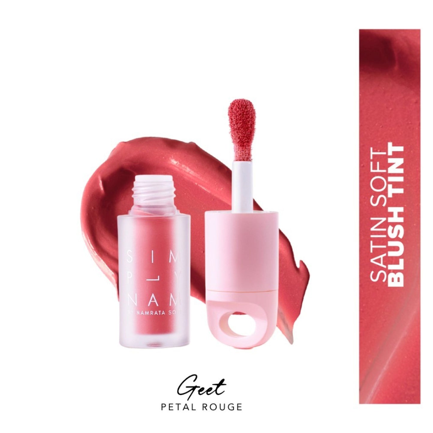 Simply Nam Satin Soft Blush Tint - Geet - Petal Rouge