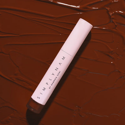 Simply Nam Satin Soft Lip Creme, Hydrating, Botanical Colour for Everyday Lips - Richa - Ruby Brown