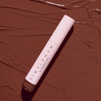Simply Nam Satin Soft Lip Creme, Hydrating, Botanical Colour for Everyday Lips - Reina - Roasted Coffee