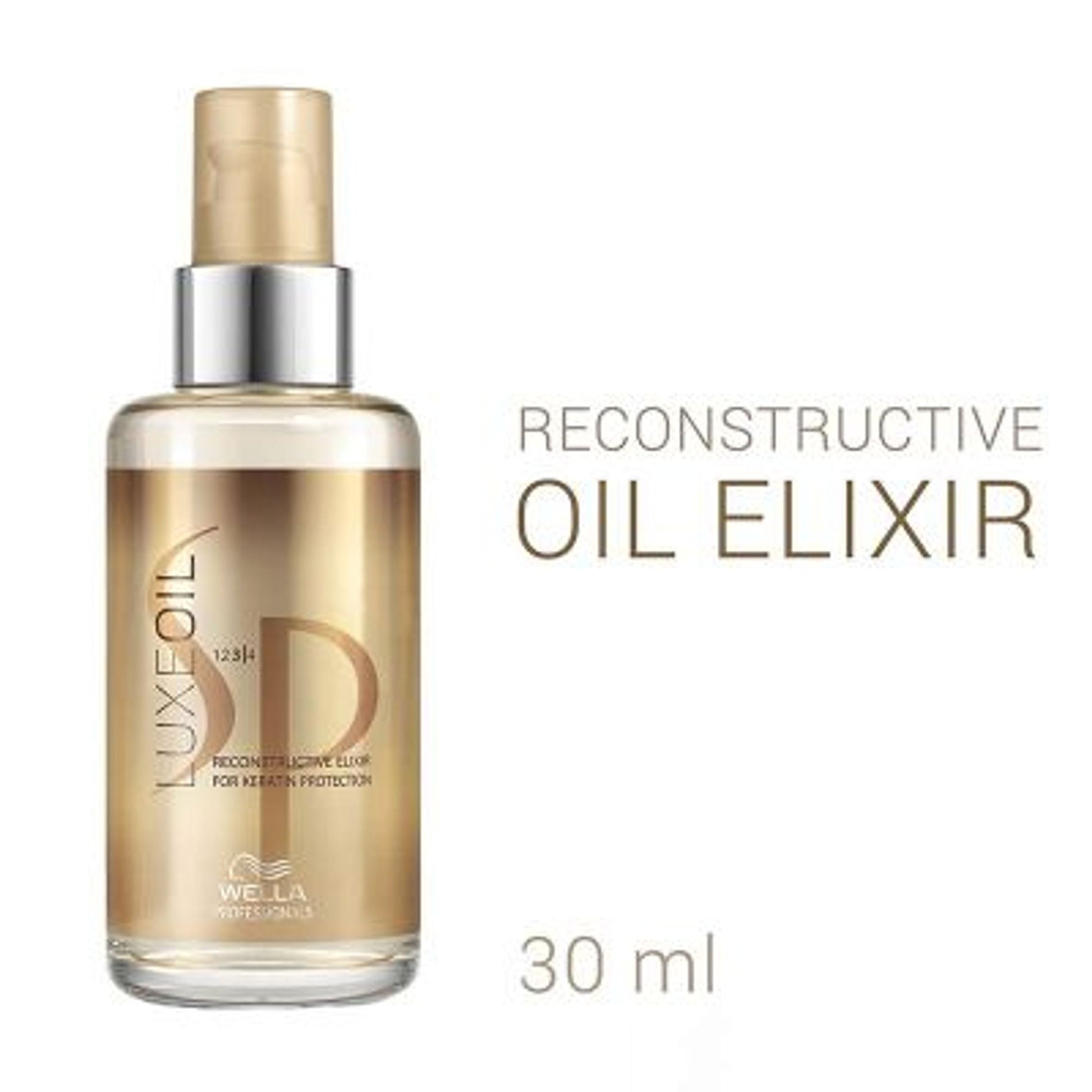 System Professional LuxeOil Reconstructive Elixir for Keratin Protection for Soft, Frizz-Free Hair