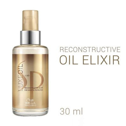 System Professional LuxeOil Reconstructive Elixir for Keratin Protection for Soft, Frizz-Free Hair