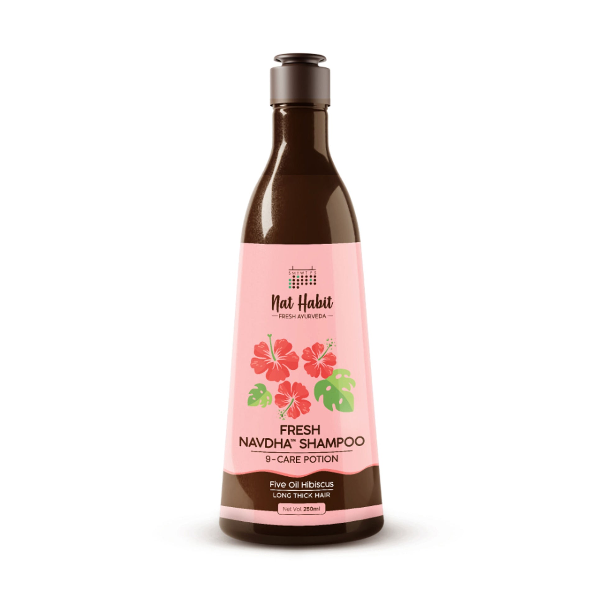 Nat Habit Five Oil Hibiscus Shampoo & Conditioner Combo For Hair Fall Control, 72 Hr Frizz Control