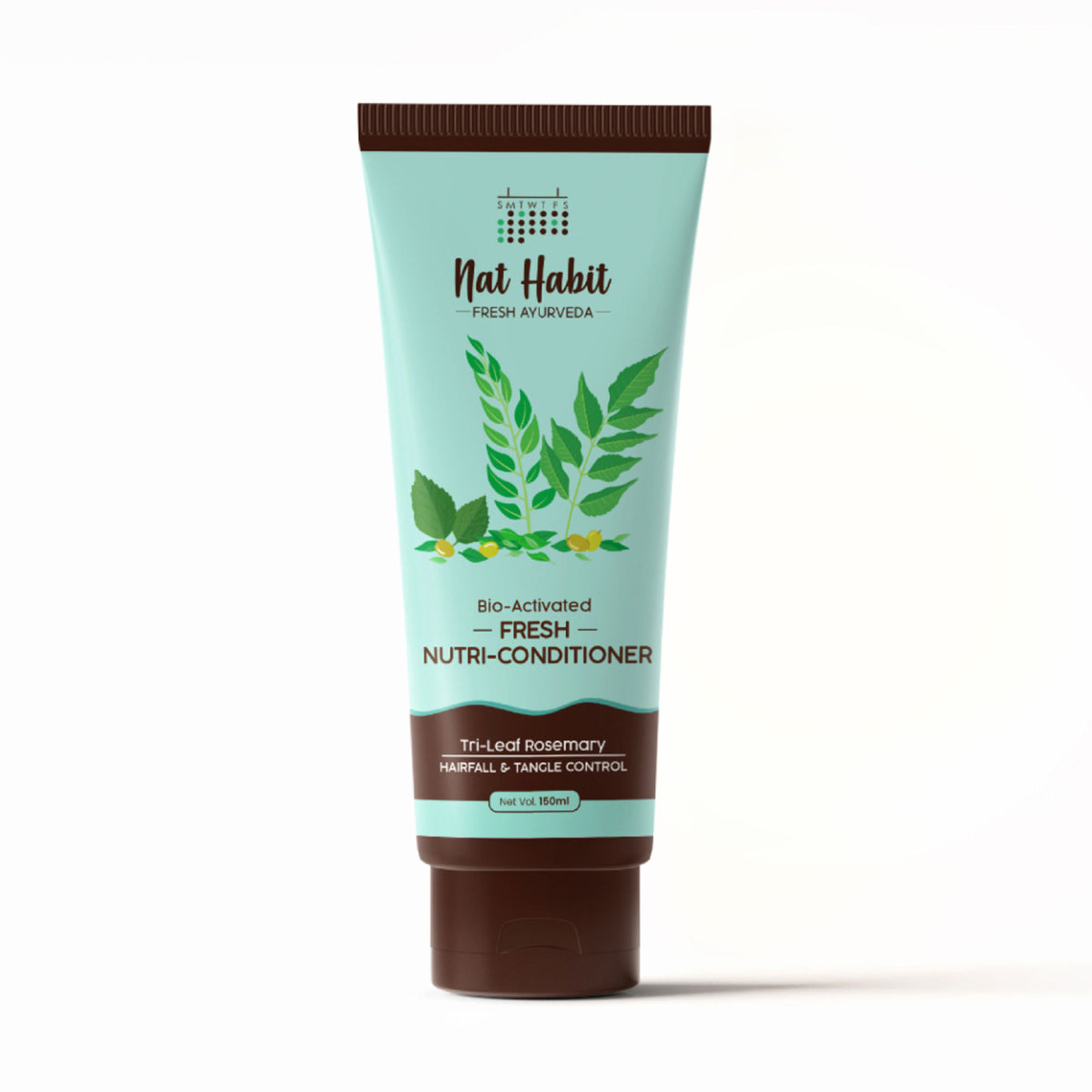 Nat Habit Trileaf Rosemary Shampoo & Conditioner For Hair Fall Control, Dry & Damaged Hair