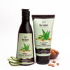 Nat Habit Aloe Peanut Shampoo & Conditioner, Daily Soft & Moisture Lock Ultra Smoothening Combo