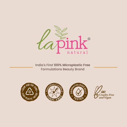 La Pink Ubtan Face Wash Exfoliates Brightens Skin Removes Tan And Impurities With Walnut Beads