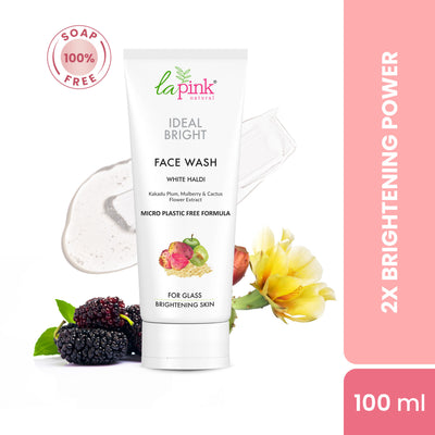 La Pink Ideal Bright Face Wash Boosts Radiance Improves Texture Reduce Pigmentation Dark Spots