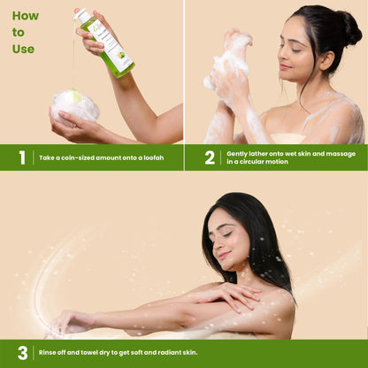 La Pink Tea Lemon Shower Gel White Haldi Glowing Refreshing Skin Deep Cleansing Body Wash
