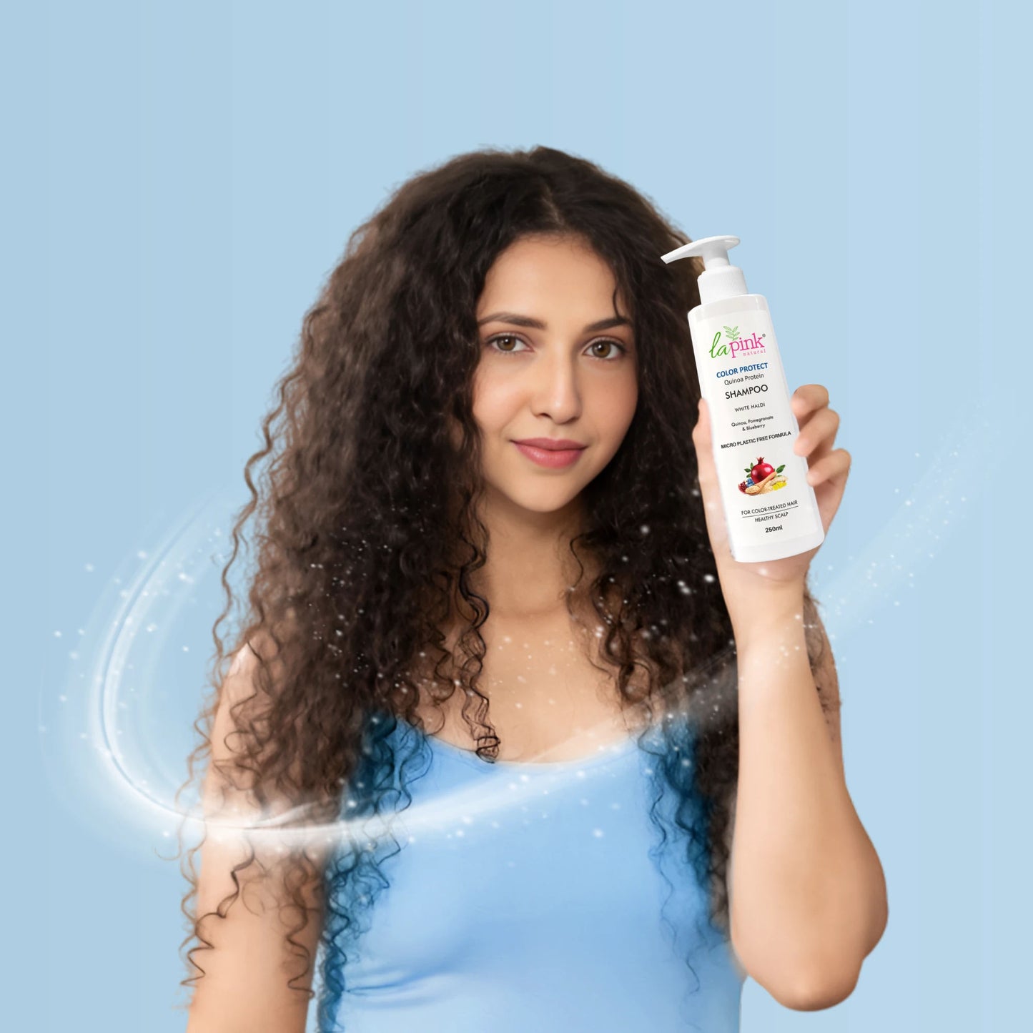 La Pink Color Protect Shampoo Preserves Vibrancy For Color Treated Hair With Quinoa Protein