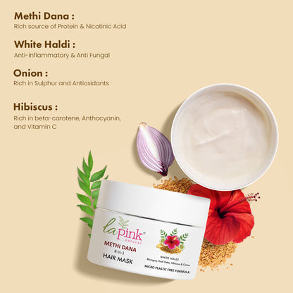 La Pink Methi Dana 8-in-1 Hair Mask
