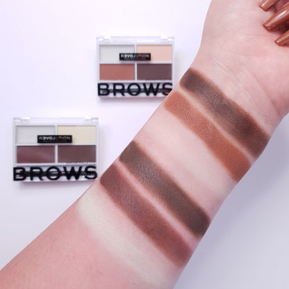 Makeup Revolution Relove Colour Cult Brow Palette - Medium