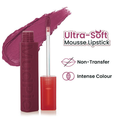Swiss Beauty MudPie Lipstick With Velvet Matte Finish - 9 Burnt Berry
