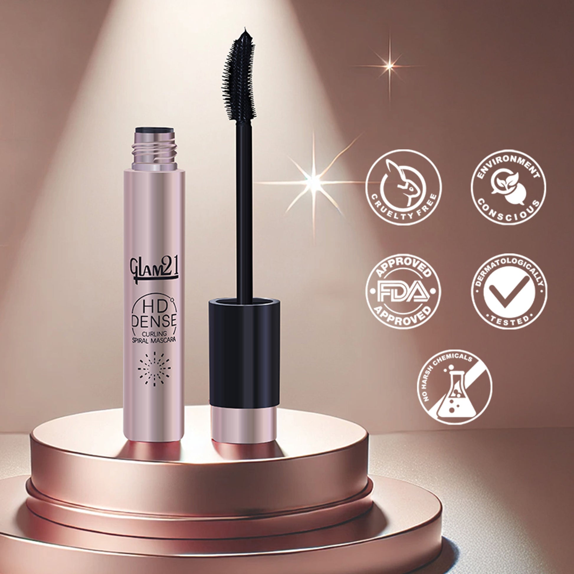 GLAM21 HD Dense Mascara - Black