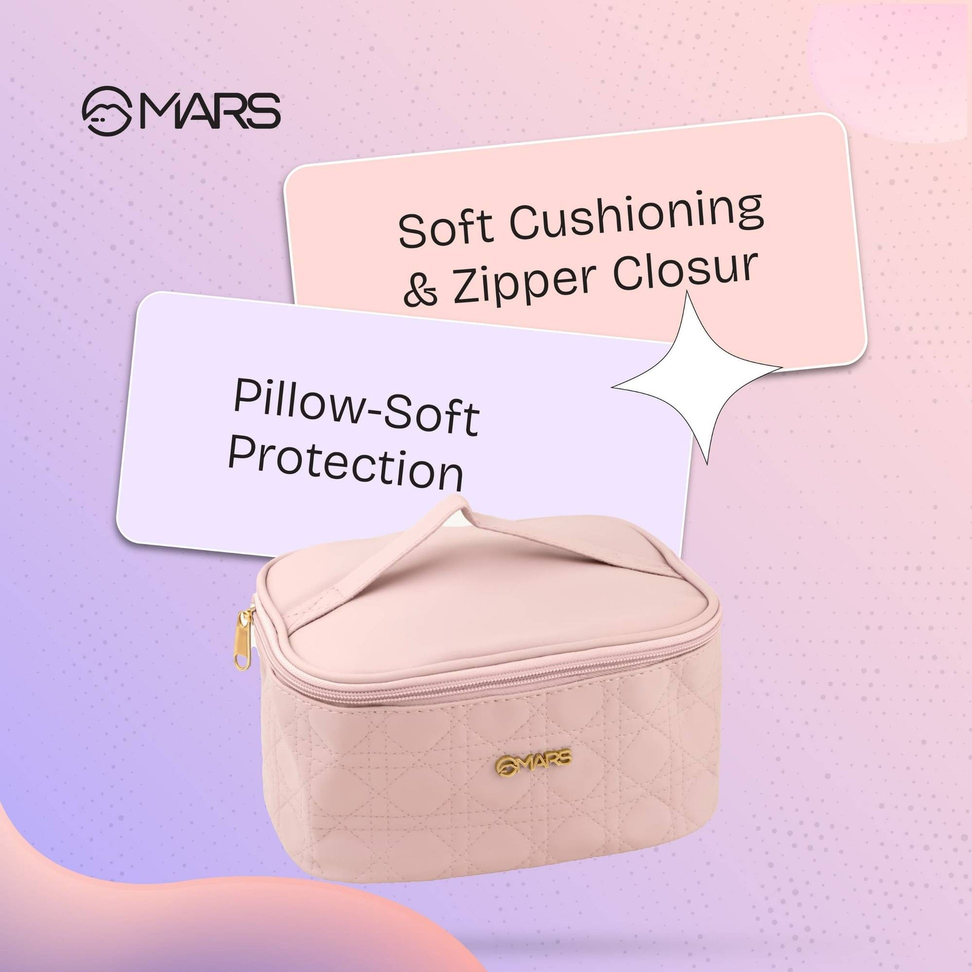 MARS Makeup Purple Bag