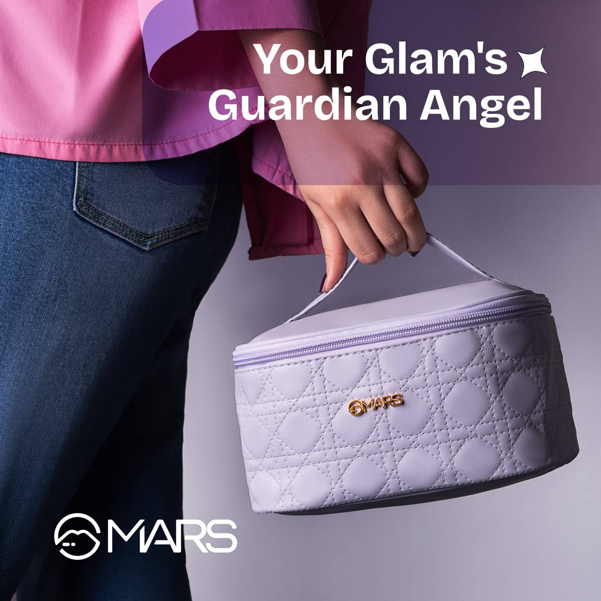 MARS Makeup Pink Bag