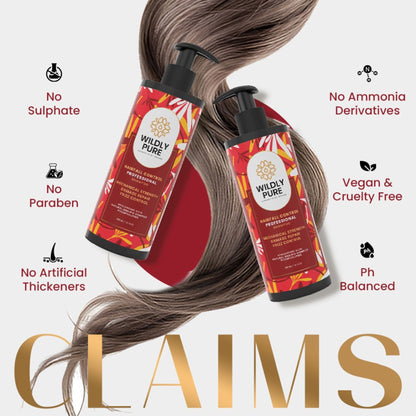 Wildly Pure Hair Fall Control Shampoo with Hyaluronic Acid & Natural Biolipid Complex