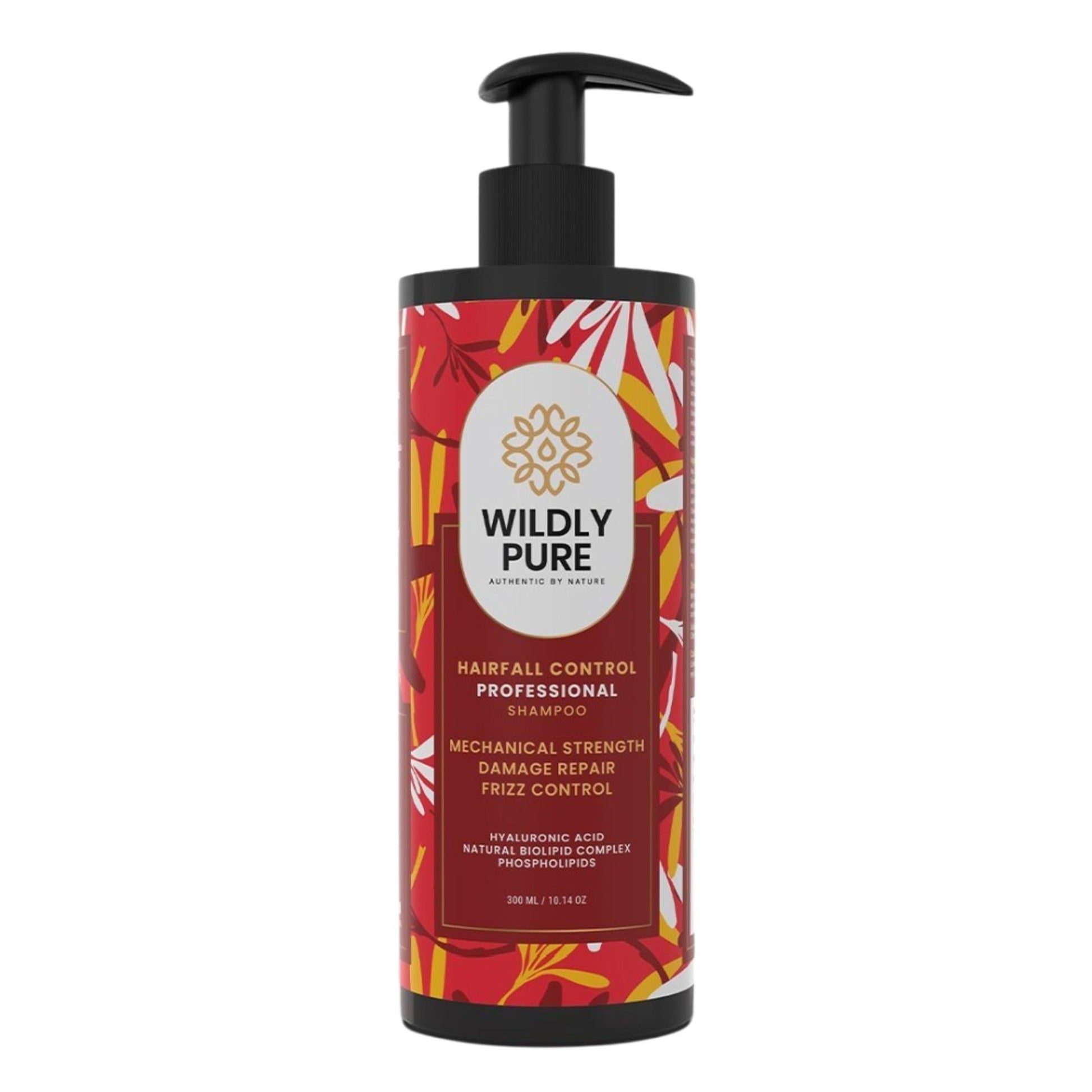 Wildly Pure Hair Fall Control Shampoo with Hyaluronic Acid & Natural Biolipid Complex