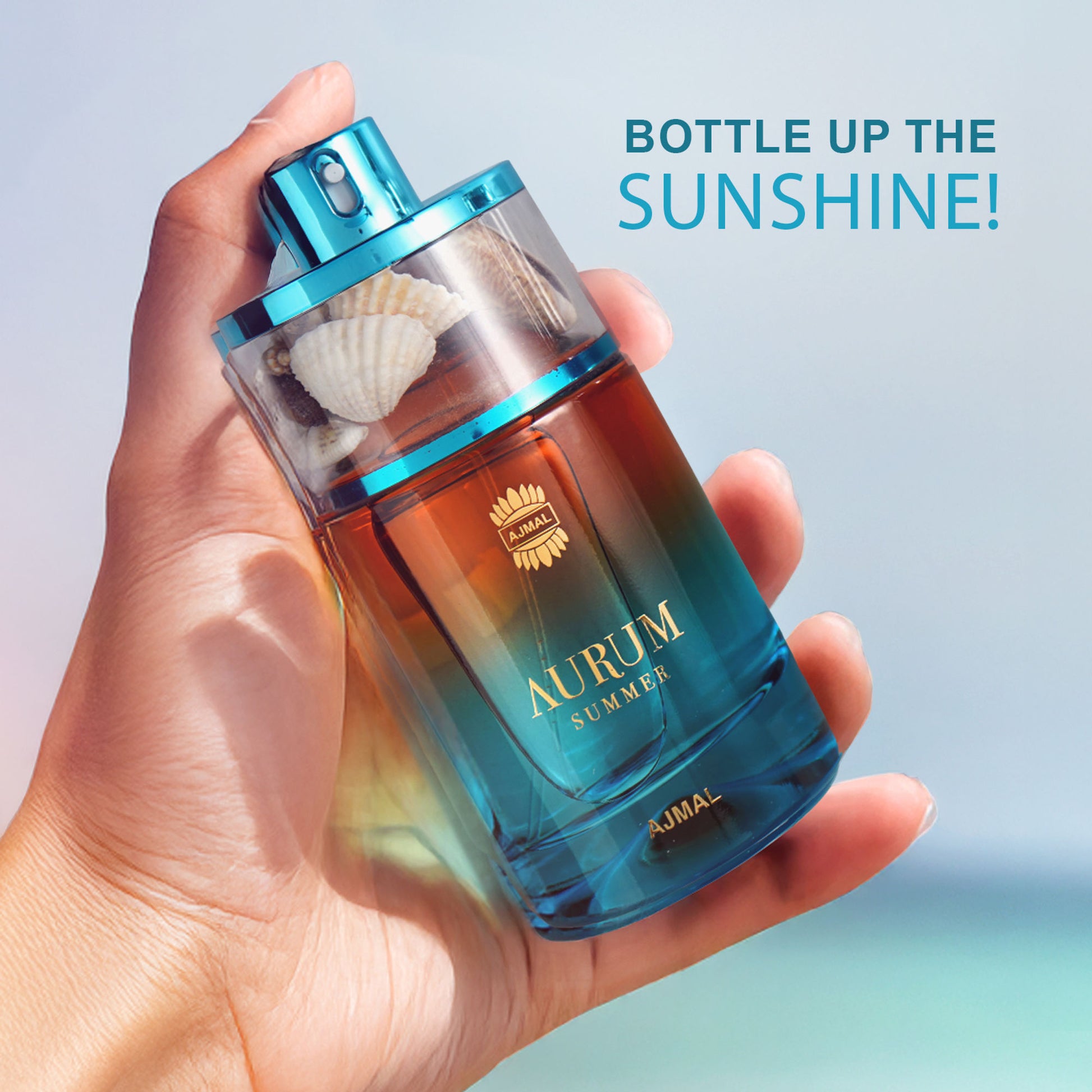 Aurum Summer Unisex Eau De Parfum Fresh Fruity Floral Long Lasting Fragrance
