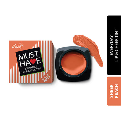 IBA Must Have Everyday Lip & Cheek Tint - Sheer Peach