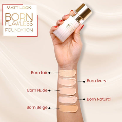 Matt look Born Flawless Weightless Foundation - Born Nude