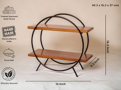 Vesta Homes Circular Home and Kitchen Organizer Rack