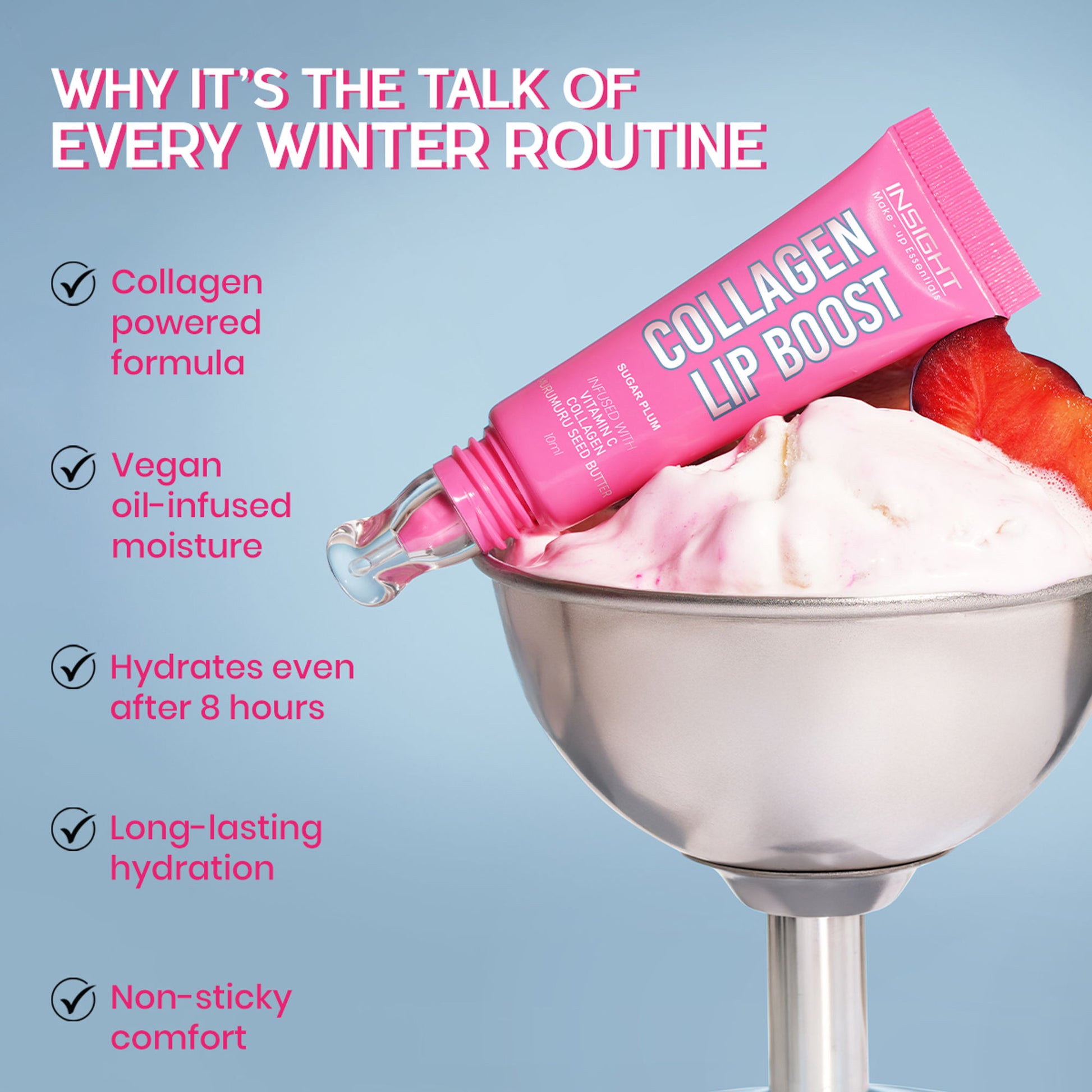 Insight Cosmetics Collagen Lip Boost - Bubblegum