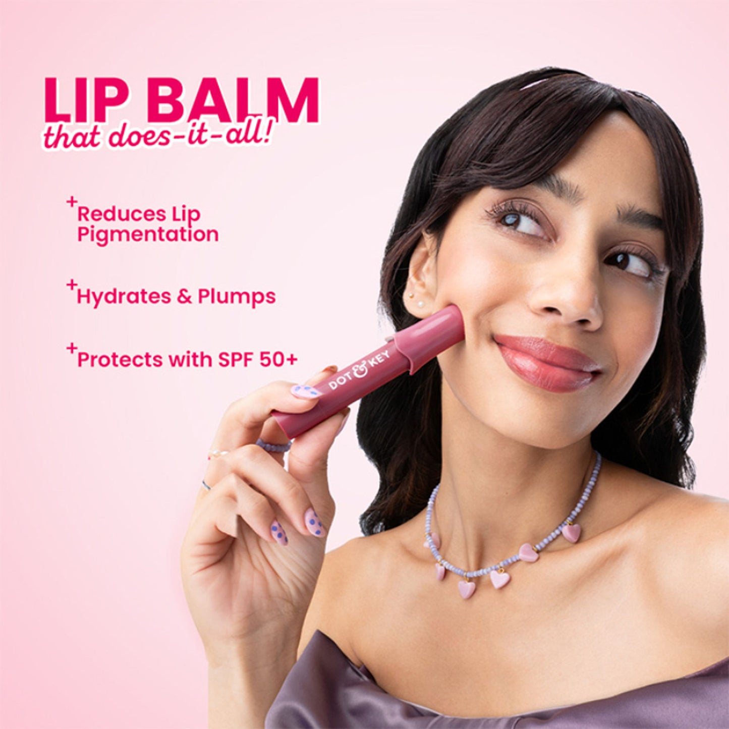 Dot & Key Meltie Lip Balm SPF 50+ PA+++ - Berry Crumble