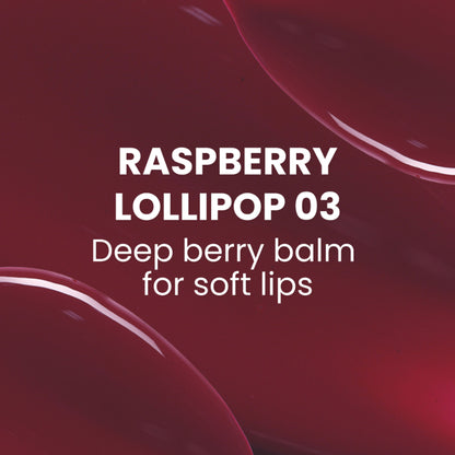 Typsy Beauty Glaze Pout Polish Peptide Lip Treatment Balm - 03 Raspberry Lollipop