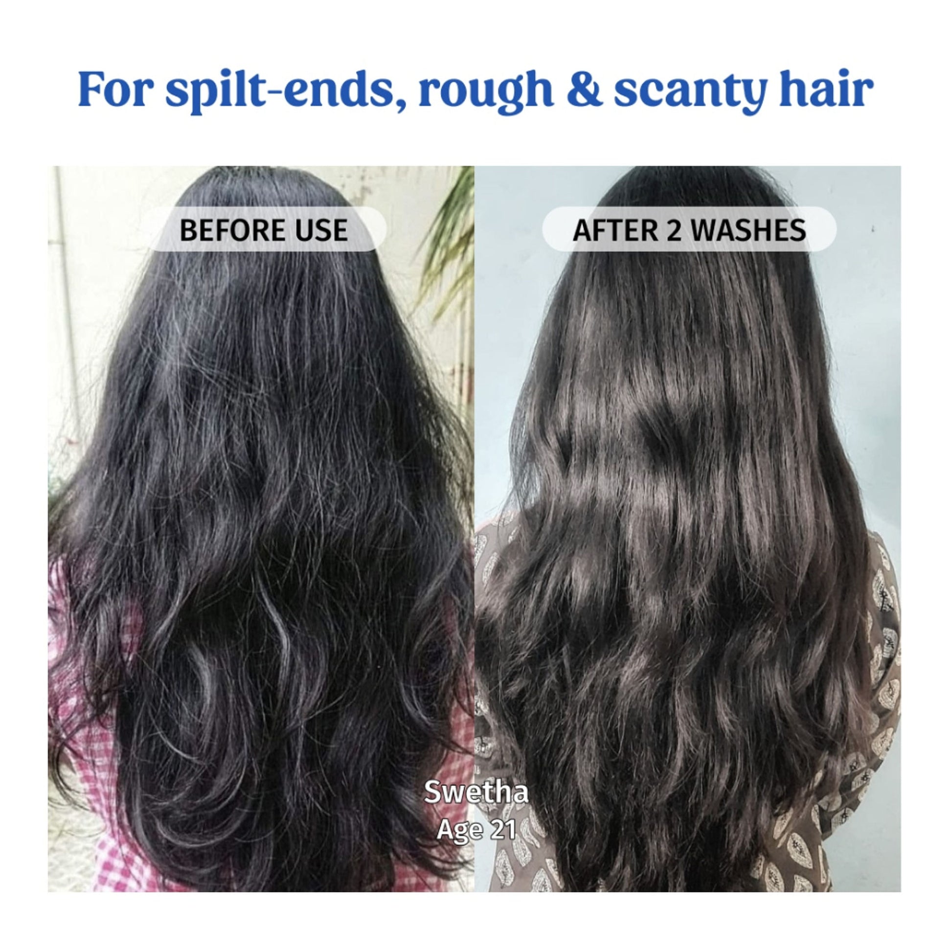 Vilvah Goat Milk Shampoo Strengthens Roots, Frizz Control & Balances Scalp Ph