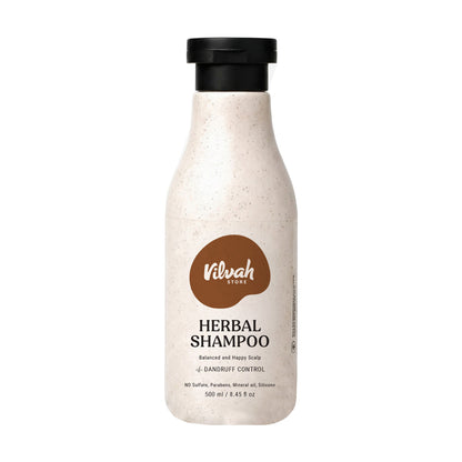Vilvah Herbal Anti Dandruff Shampoo With Neem, Black Pepper & Amla For Dandruff & Itch Control