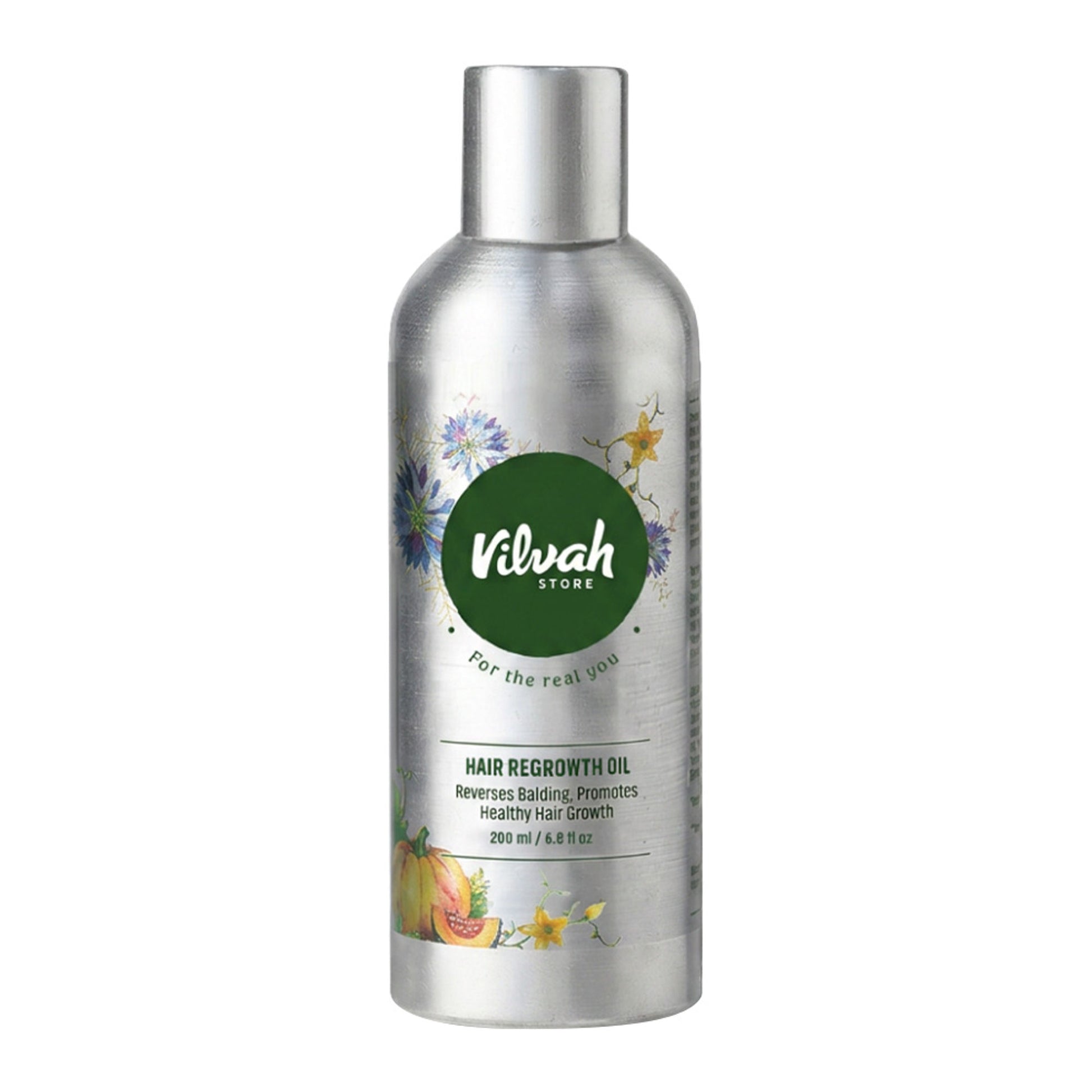 Vilvah Hair Growth Oil To Reduce Hair Fall & Improve Scalp Health With Kalonji & Castor Oil