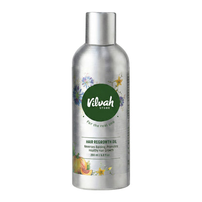 Vilvah Hair Growth Oil To Reduce Hair Fall & Improve Scalp Health With Kalonji & Castor Oil