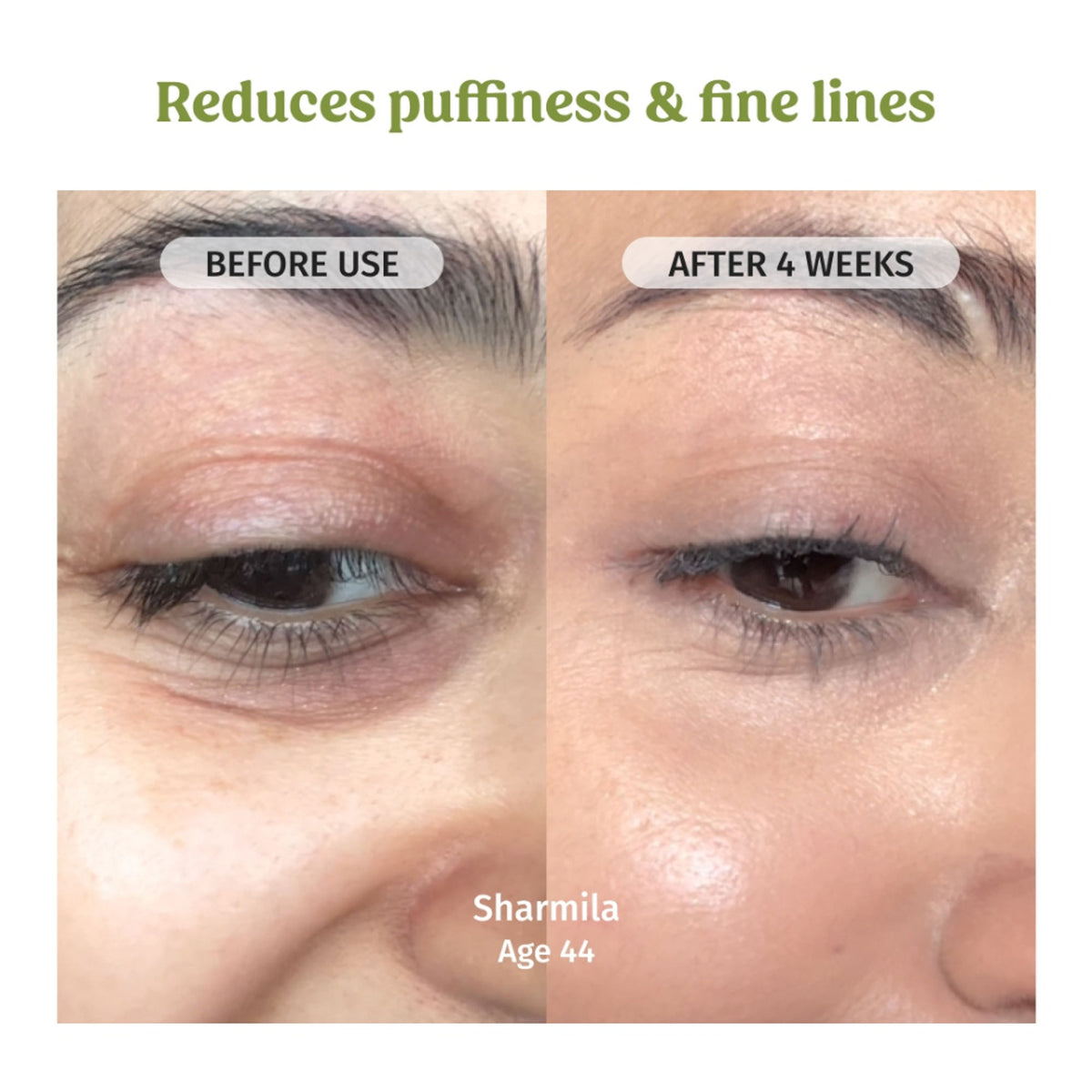 Vilvah Under Eye Cream For Puffiness & Dark Circles Control With Bamboo & Goji Berry