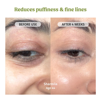 Vilvah Under Eye Cream For Puffiness & Dark Circles Control With Bamboo & Goji Berry