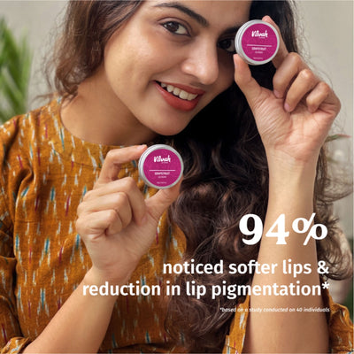VILVAH Grapefruit Lips Balm for Dry Damaged & Chapped Lips Enriched With Shea Butter & Beeswax - Grapefruit