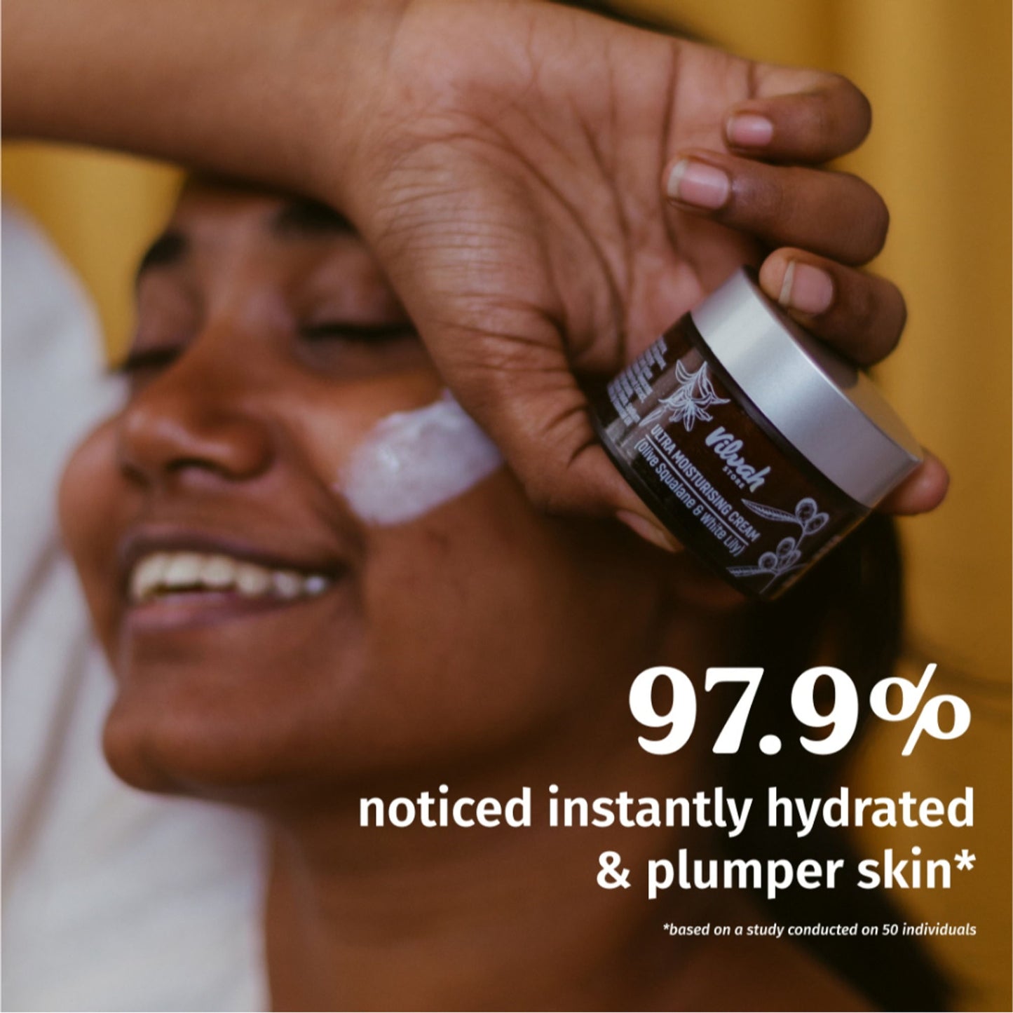 Vilvah Ultra Moisturising Cream To Balance Moisture With Olive Squalane & White Lily