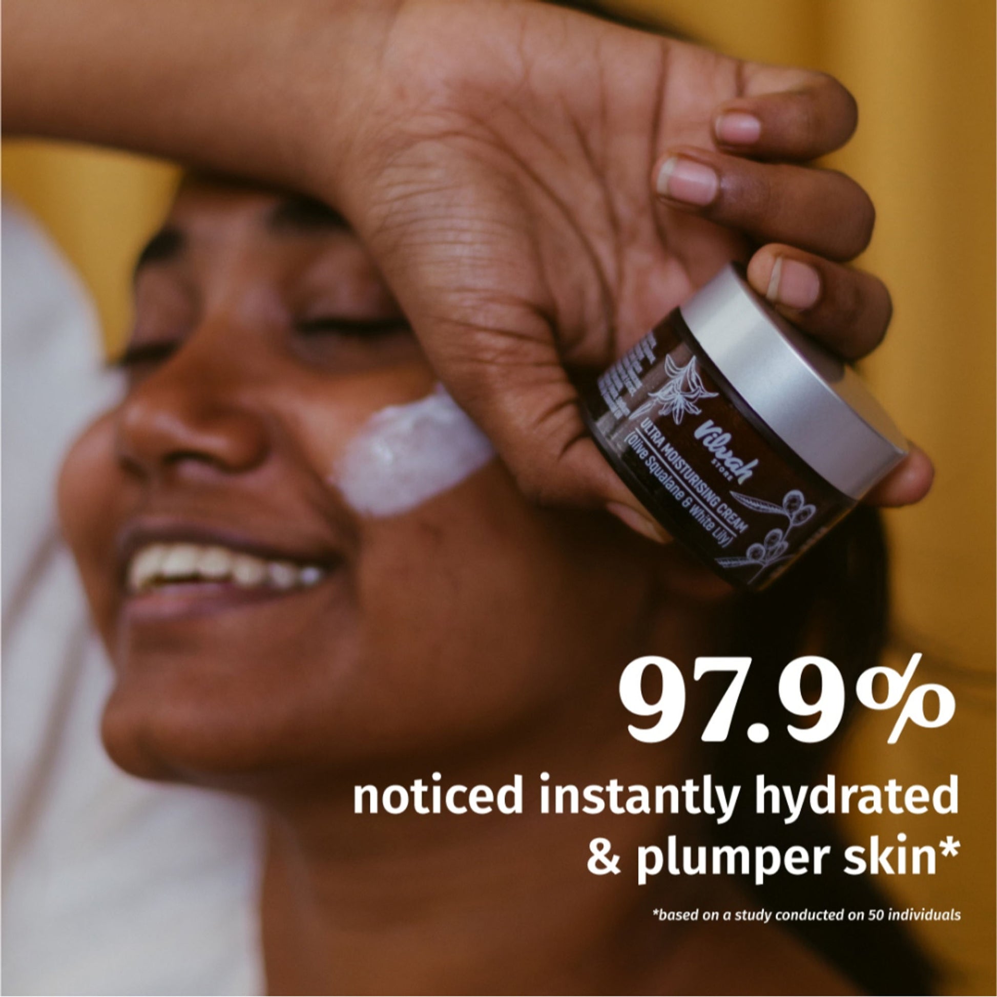 Vilvah Ultra Moisturising Cream To Balance Moisture With Olive Squalane & White Lily