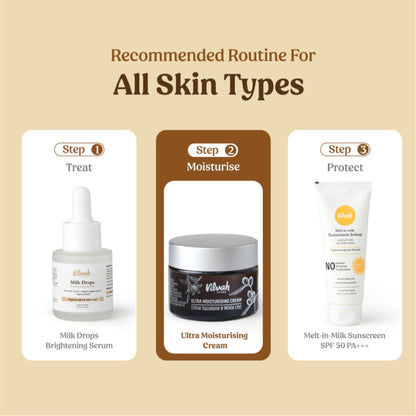 Vilvah Ultra Moisturising Cream To Balance Moisture With Olive Squalane & White Lily