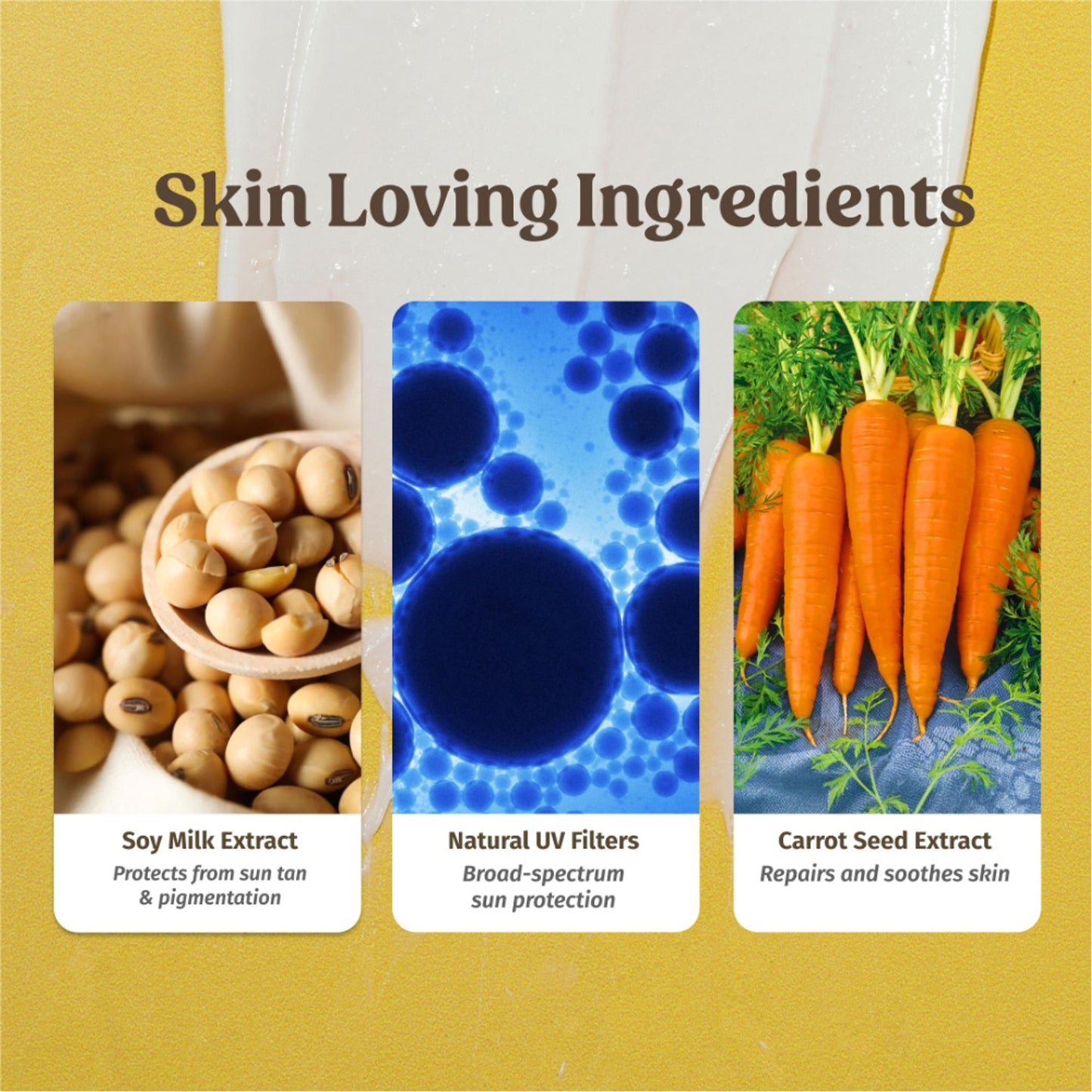 VILVAH Melt-in-milk Sunscreen Acne Safe & Waterproof with SPF 50 PA+++ & No White Cast