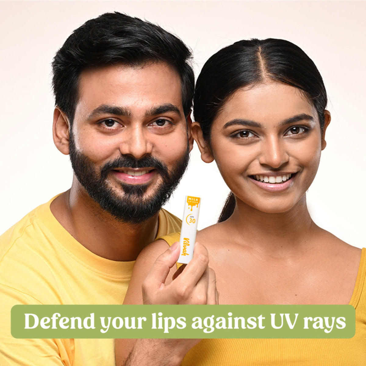 Vilvah Spf 30 Milk Lip Balm With Uva-Uvb Protection, Enriched With Soy Milk & Vitamin E