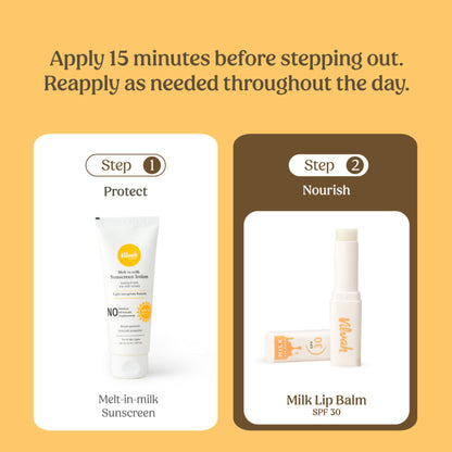 Vilvah Spf 30 Milk Lip Balm With Uva-Uvb Protection, Enriched With Soy Milk & Vitamin E