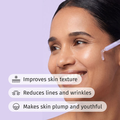 VILVAH Better Ageing Overnight Serum with BluePea Flower Extract, Bakuchiol, Ceramides & Peptides