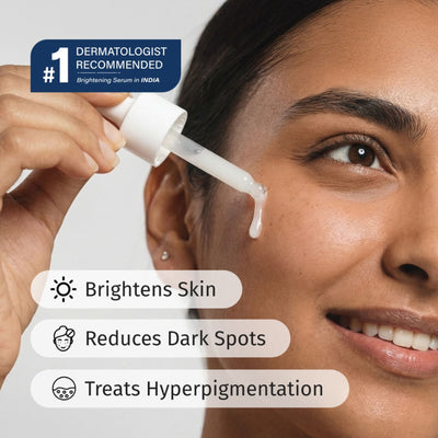 Vilvah Milk Drops Brightening Serum For Hydrated Skin, Dark Spot Care & Hyperpigmentation