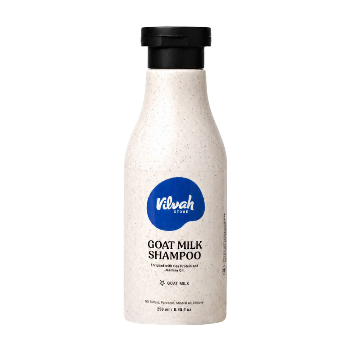 Vilvah Goat Milk Shampoo Combats Frizz, Repairs Damage & Strengthens Roots With Pea Protein