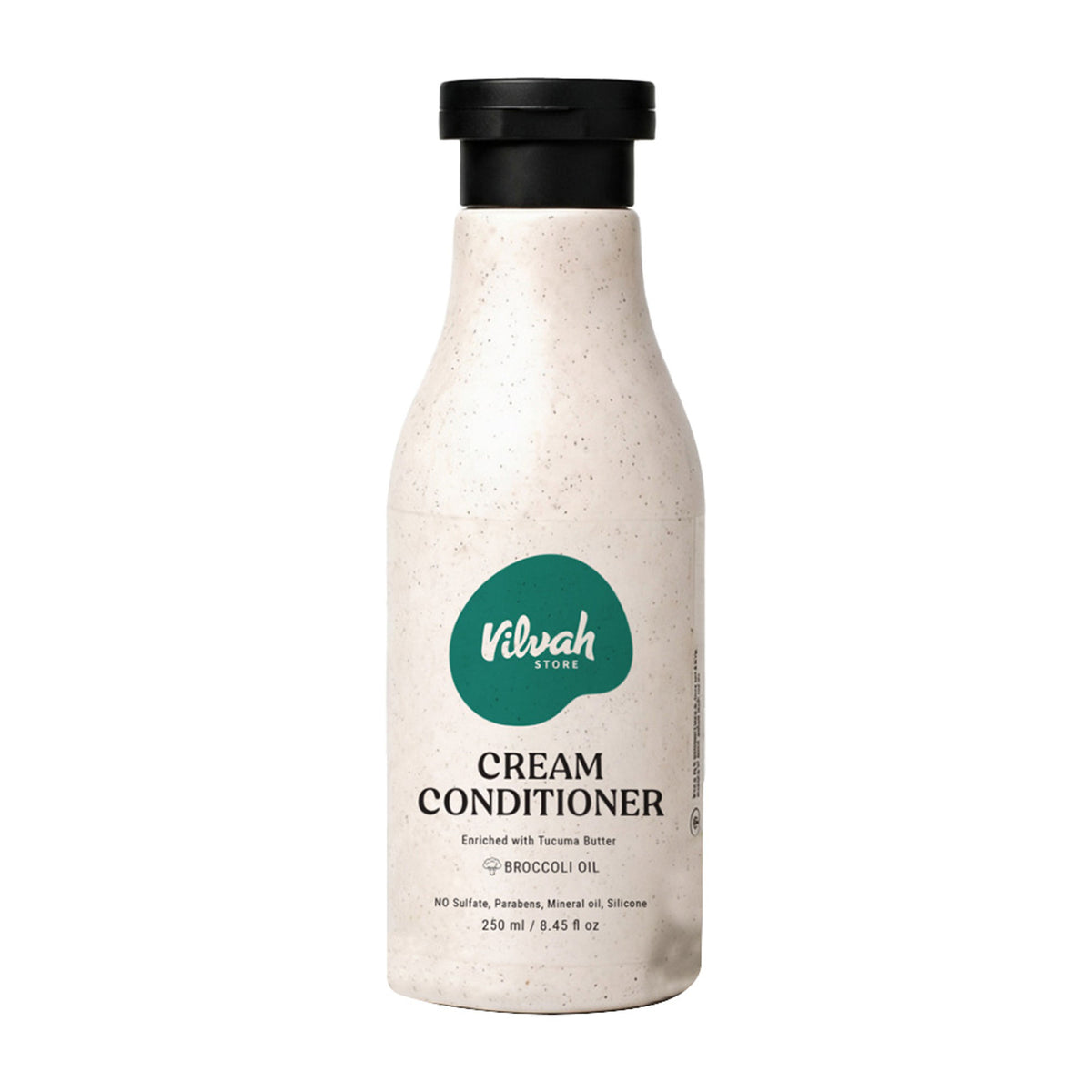 Vilvah Cream Conditioner Reduces Frizz, Softens Hair & Deeply Conditions With Tucuma & Broccoli Oil